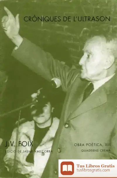 Descargar Cròniques De L'Ultrason de J. V. Foix