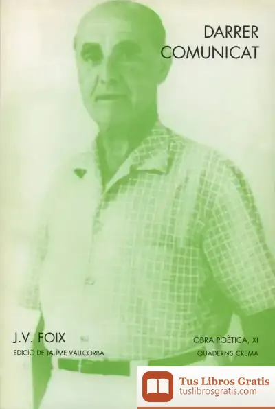 Descargar Darrer Comunicat de J. V. Foix