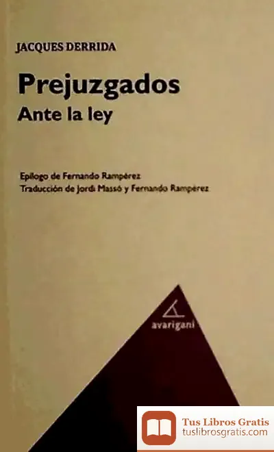 Descargar Prejuzgados : Ante La Ley