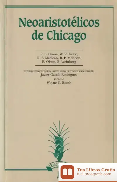 Descargar Neoaristotélicos De Chicago de Javier García Rodríguez