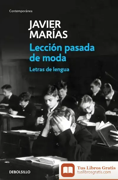 Descargar Leccion Pasada De Moda de Javier Marías