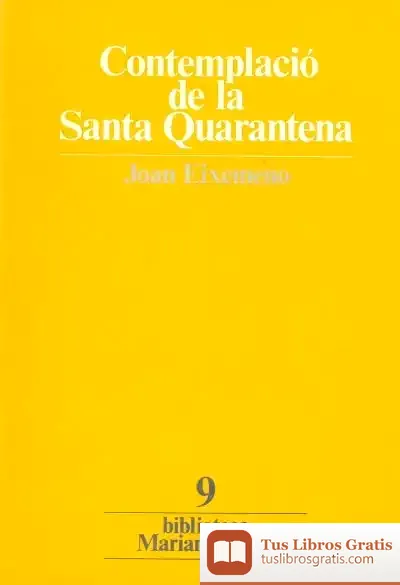 Descargar Contemplació De La Santa Quarantena