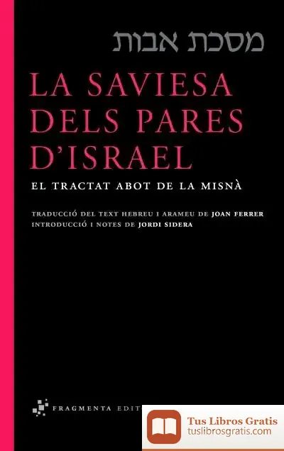 Descargar La Saviesa Dels Pares D'Israel de Teófanes Egido