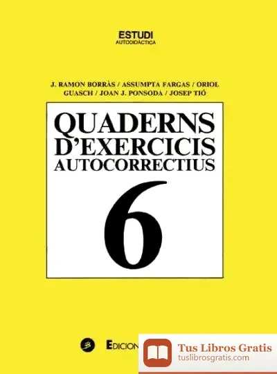 Descargar Quadern D'Exercicis Autocorrectius 6
