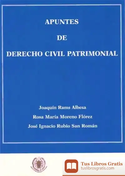 Descargar Apuntes De Derecho Civil Patrimonial de Miguel Roig