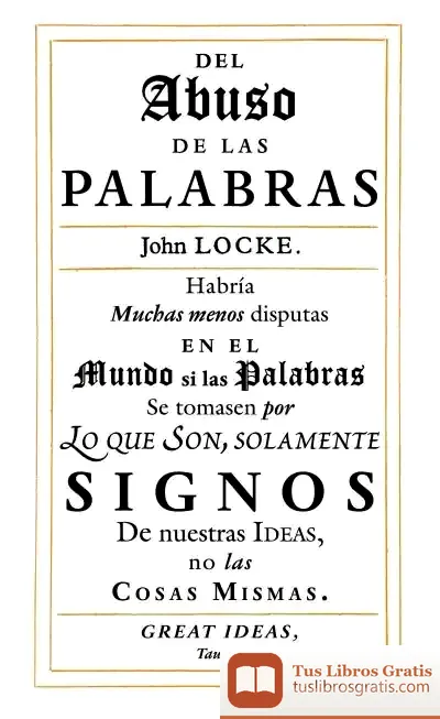 Descargar Sobre El Abuso De Las Palabras