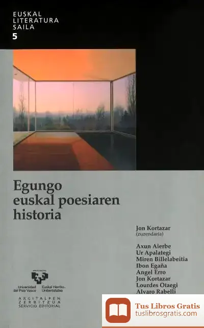 Descargar Egungo Euskal Poesiaren Historia