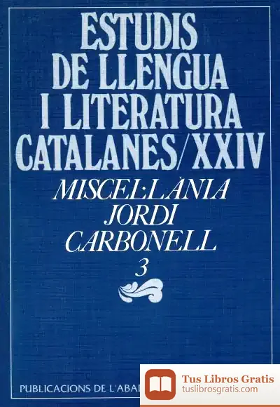 Descargar Miscel·Lània Jordi Carbonell, 3