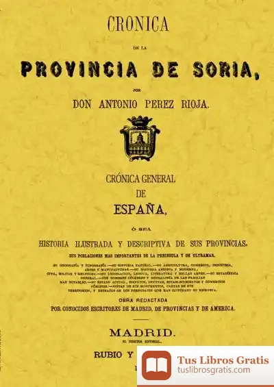 Descargar Cronica De La Provincia De Soria