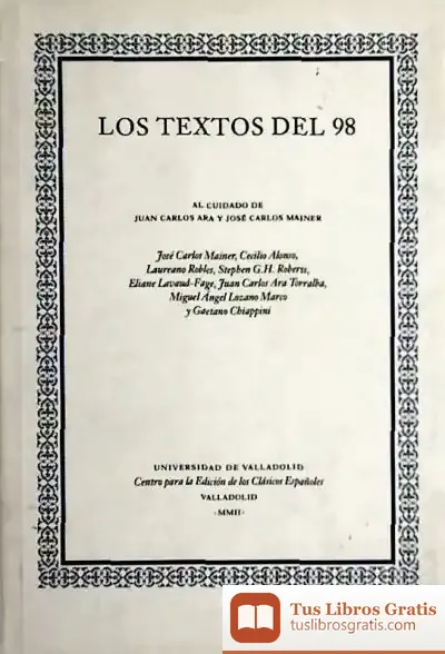 Descargar Textos Del 98, Los de José Carlos Mainer Baqué