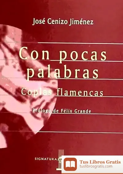 Descargar Con Pocas Palabras : Coplas Flamencas de Raquel Vázquez Ramil