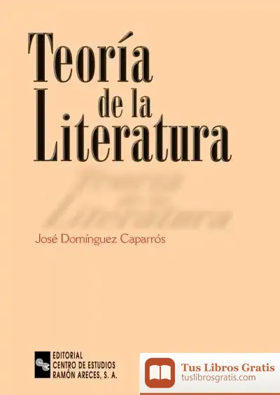 Descargar Teoría De La Literatura