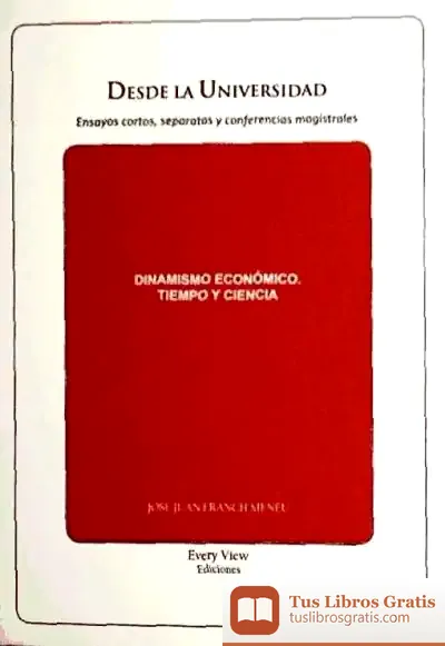 Descargar Dinamismo Económico, Tiempo Y Ciencia de José Juan Franch Meneu