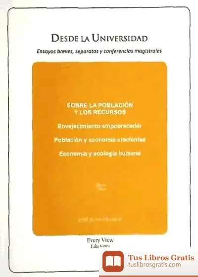 Descargar Sobre La Poblacion Y Los Recursos de Juan Bermejo Polo