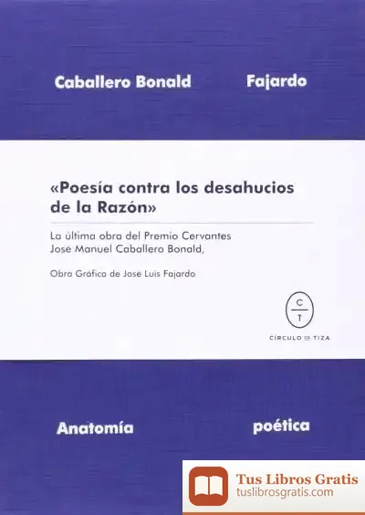 Descargar Anatomía Poética de José Manuel Caballero Bonald