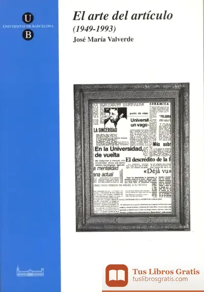 Descargar Arte Del Artículo, El (1949-1993)