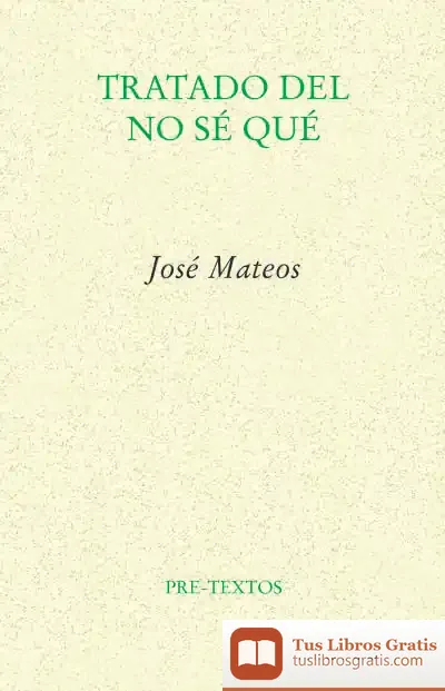 Descargar Tratado Del No Sé Qué