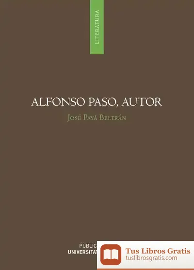 Descargar Alfonso Paso, Autor