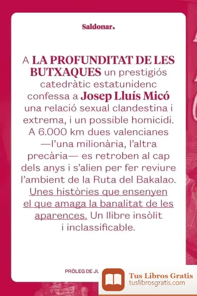 Descargar La Profunditat De Les Butxaques