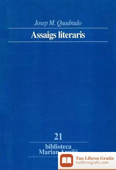 Descargar Assaigs Literaris