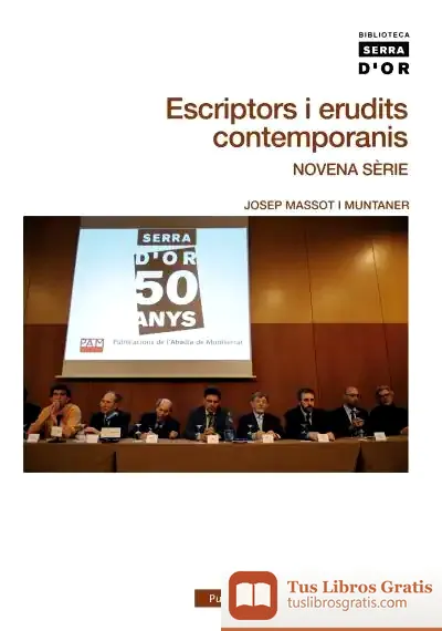 Descargar Escriptors I Erudits Contemporanis. Novena Sèrie
