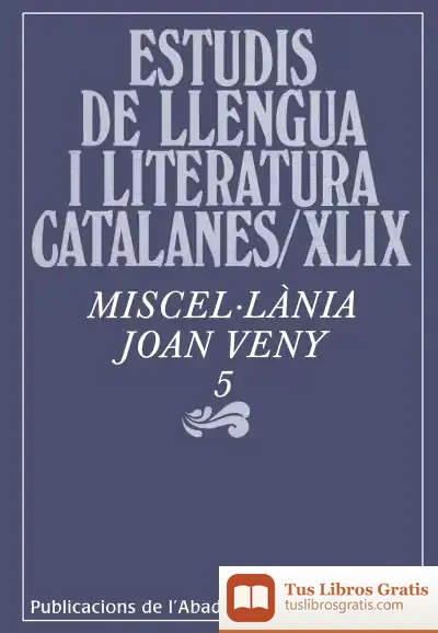 Descargar Miscel·Lània Joan Veny, 5
