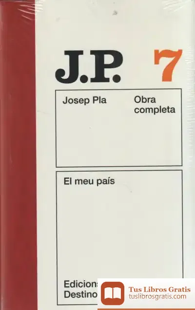 Descargar El Meu País de Josep Pla