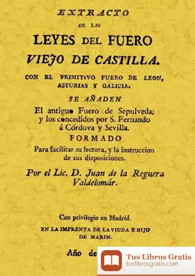Descargar Extracto De Las Leyes Del Fuero Viejo De Castilla de Albert Alforcea