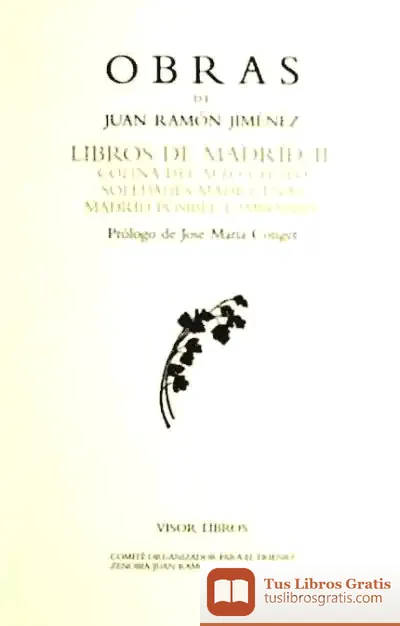 Descargar O.C. Juan Ramon Jimenez Libros De Madrid Ii
