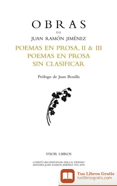 Descargar Poemas En Prosa Ii & Iii. Poemas En Prosa Sin Clasificar de Juan Ramón Jiménez