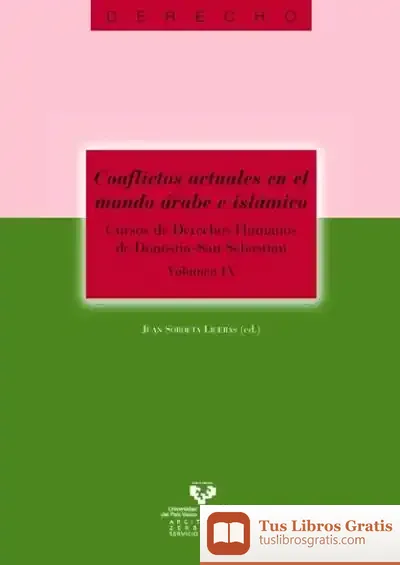 Descargar Conflictos Actuales En El Mundo Árabe E Islámico. Cursos De Derechos Humanos De Donostia - San Sebastián. Vol. Ix de Zuzanna Celej