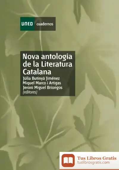 Descargar Nova Antología De La Literatura Catalana