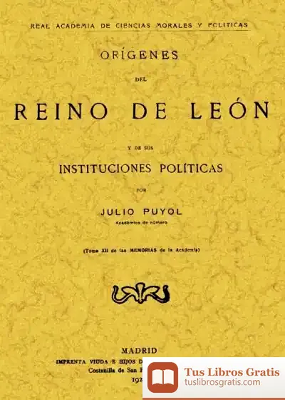 Descargar Orígenes Del Reino De León Y De Sus Instituciones Políticas