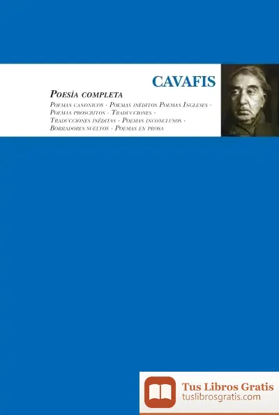 Descargar Cavafis: Poesía Completa