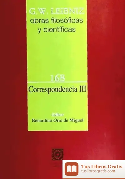 Descargar Correspondencia Iii. Volumen 16B