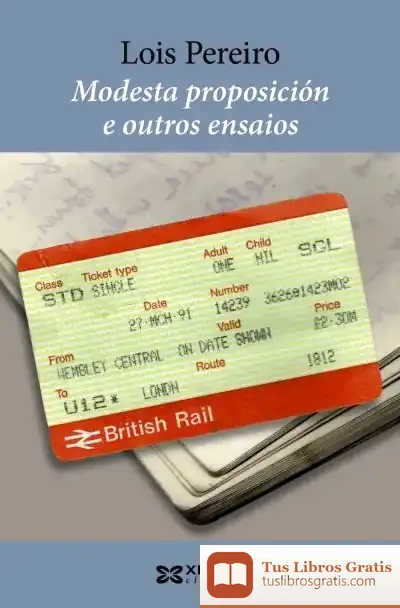 Descargar Modesta Proposición E Outros Ensaios