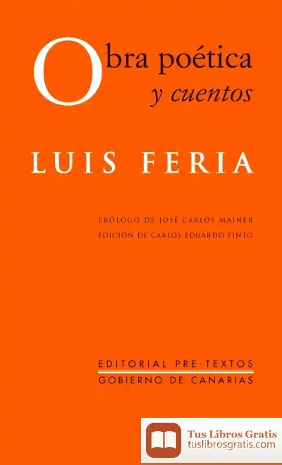 Descargar Obra Poética Y Cuentos de Luis Feria