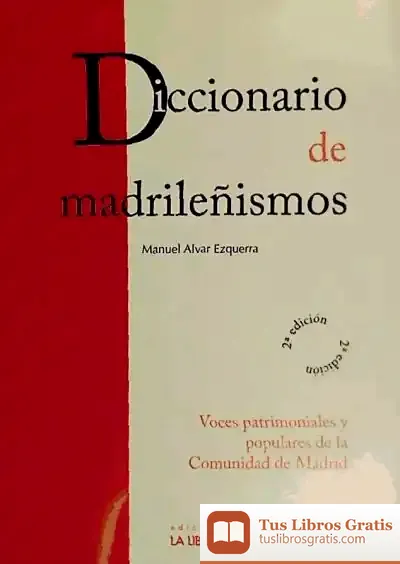 Descargar Diccionario De Madrileñismos de Julio Verne