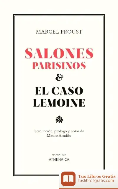 Descargar Salones Parisinos Y El Caso Lemoine