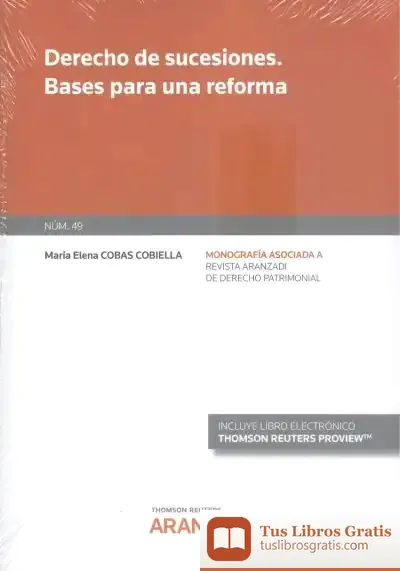 Descargar Derecho De Sucesiones Bases Para Una Reforma