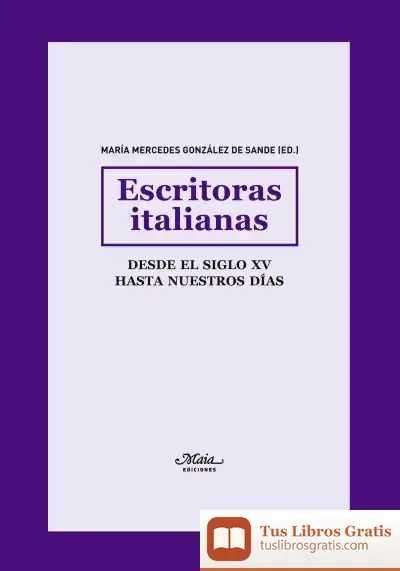 Descargar Escritoras Italianas de Javier del Campo Martín