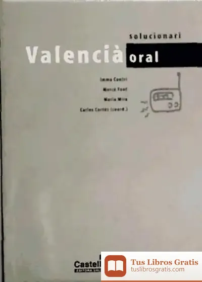 Descargar Solucionari Valencià Oral de Pilar Salamanca Segoviano