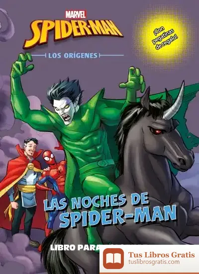 Descargar Spider-Man. Los Orígenes. Las Noches De Spider-Man. Libro Para Colorear de Marvel