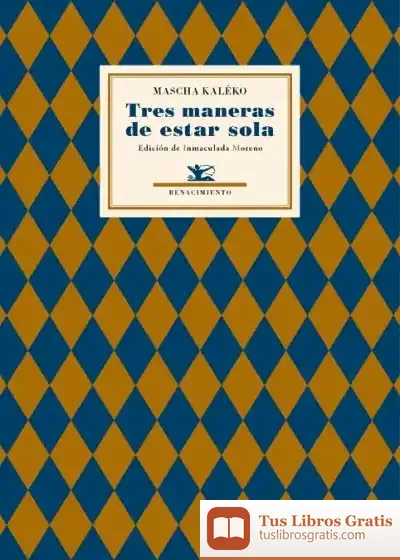 Descargar Tres Maneras De Estar Sola