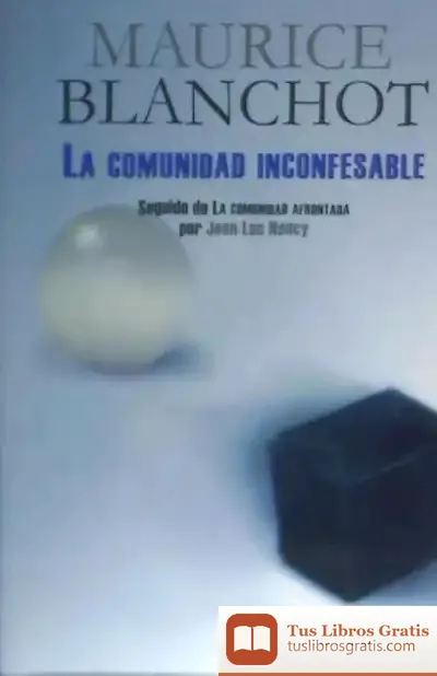 Descargar La Comunidad Inconfesable