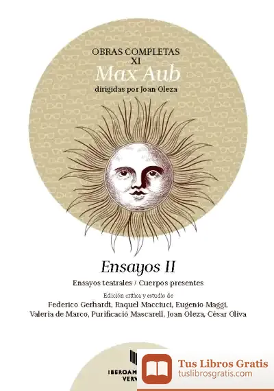Descargar Obras Completas Volumen Xi Ensayos Ii Ensayos Teatrales Cue