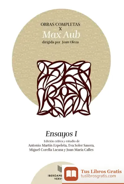 Descargar Obras Completas X Ensayos I de Max Aub