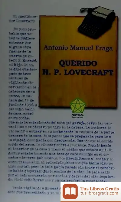 Descargar Querido H.P. Lovecraft