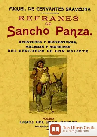 Descargar Refranes De Sancho Panza de David Muñoz