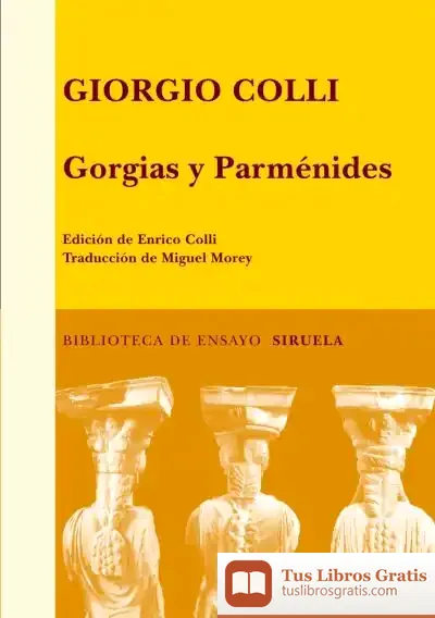Descargar Gorgias Y Parménides de Juan Valverde de Hamusco